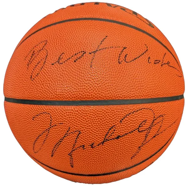 Michael Jordan Autographed & Inscribed Spalding Authentic NBA Game Basketball