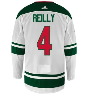 Mike Reilly Minnesota Wild Adidas Authentic Away NHL Hockey Jersey     