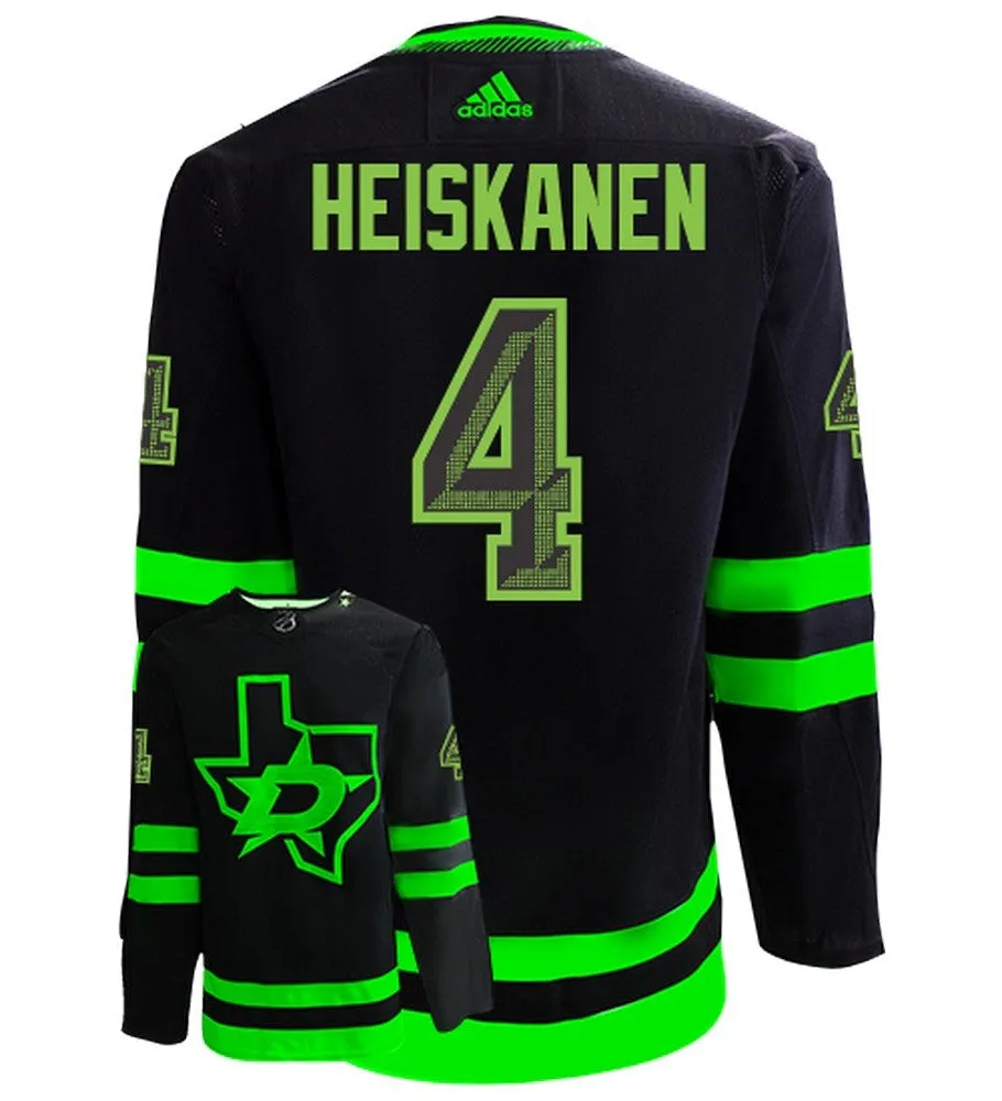 Miro Heiskanen Dallas Stars Adidas Primegreen Authentic NHL Hockey Jersey     