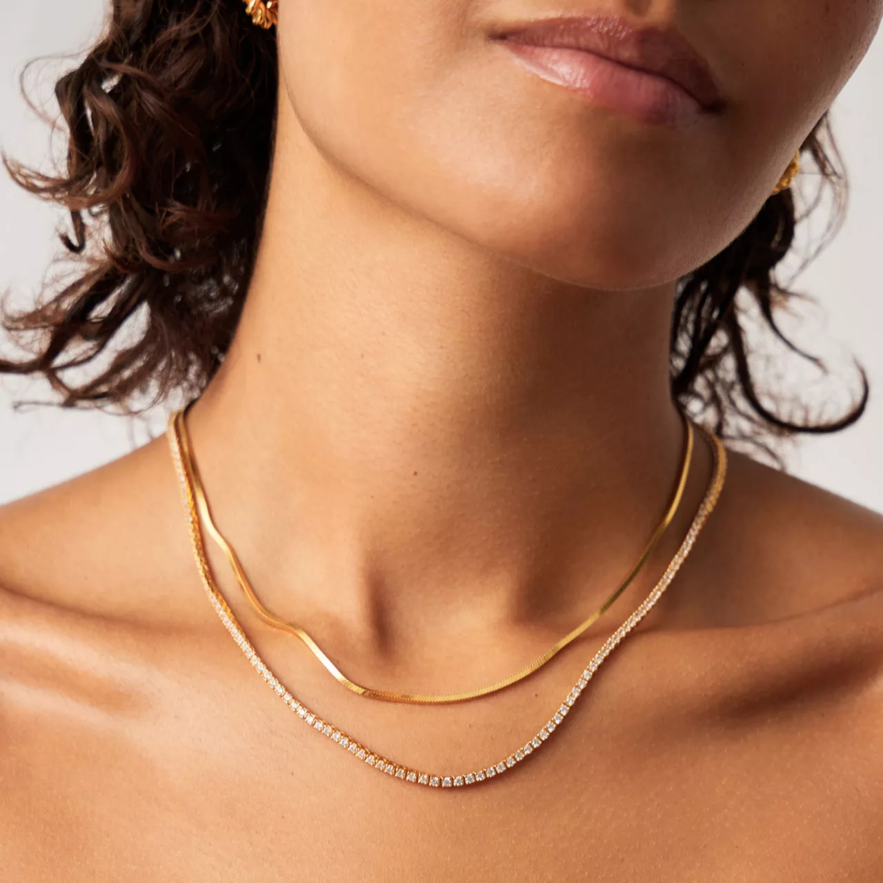 MISSOMA Tennis Necklace - Gold