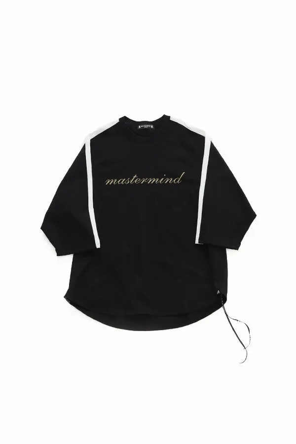 MJ BOXY EMBROIDERY-ISH BASEBALL TEE