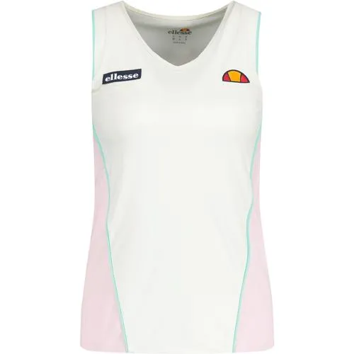 Moltedo Ellesse Women's Retro Sports Vest  (White)