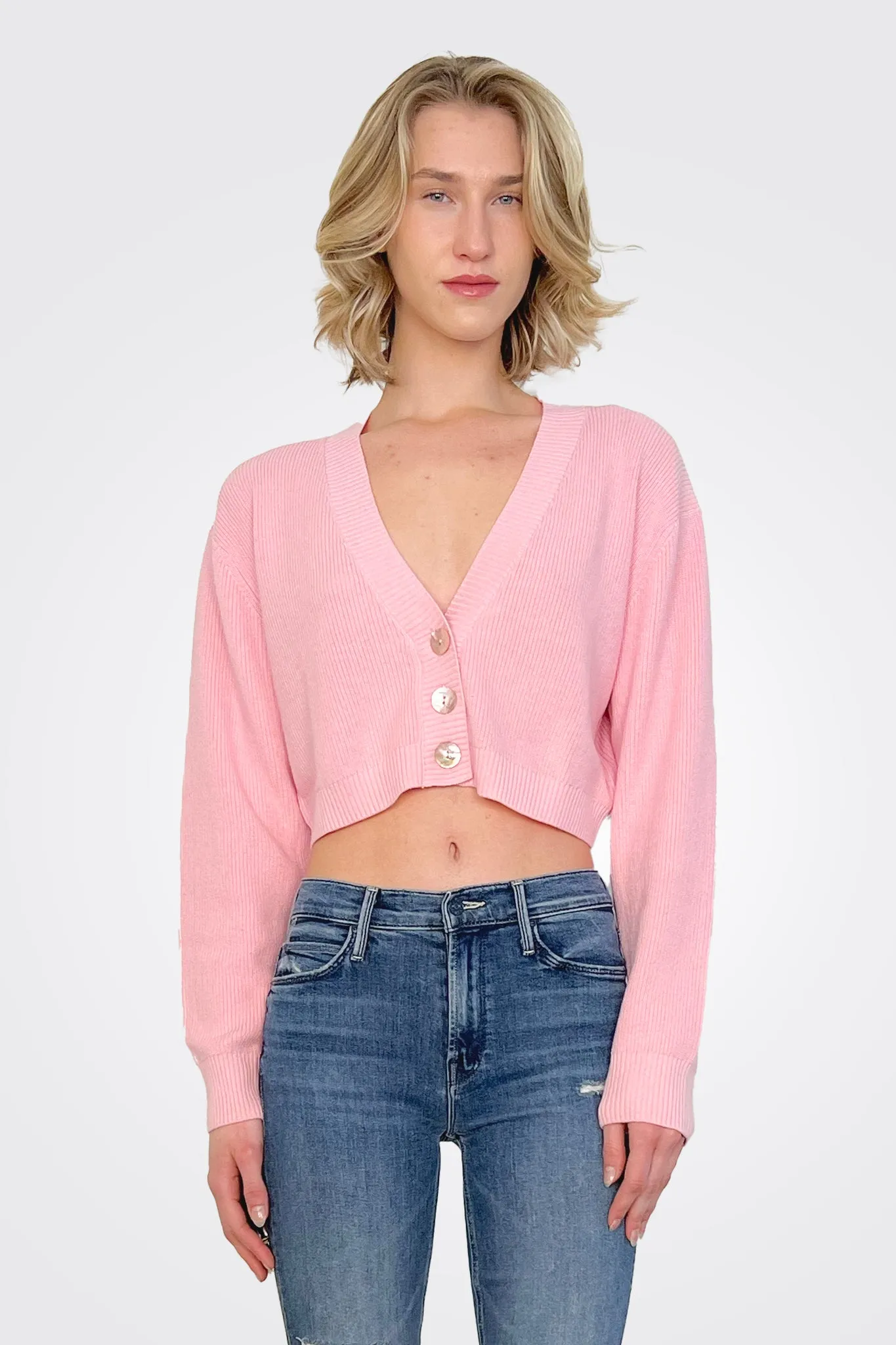 Naomi Mini Cardigan - Candy Floss