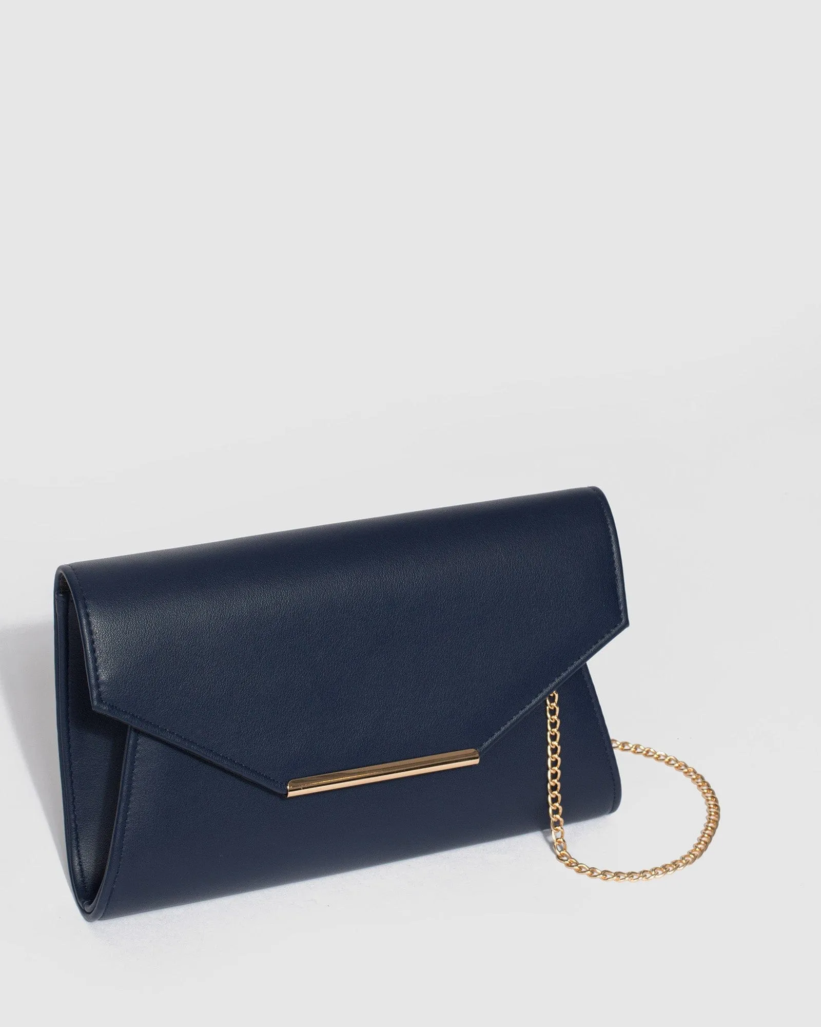 Navy Blue Brianna Clutch Bag