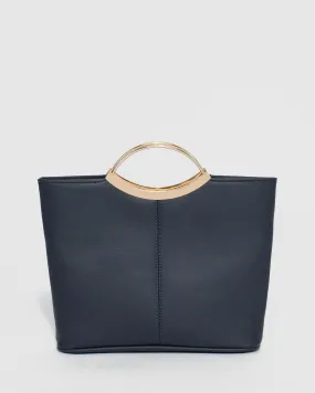 Navy Blue Jessie Clutch Bag