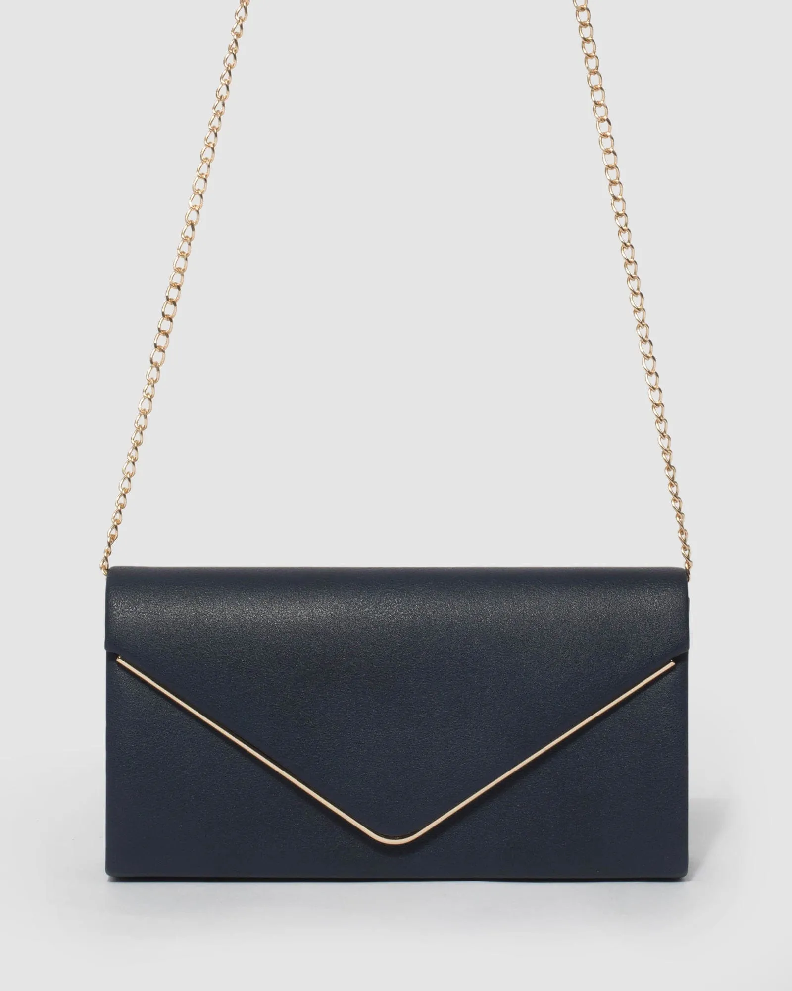 Navy Blue Sammie Clutch Bag