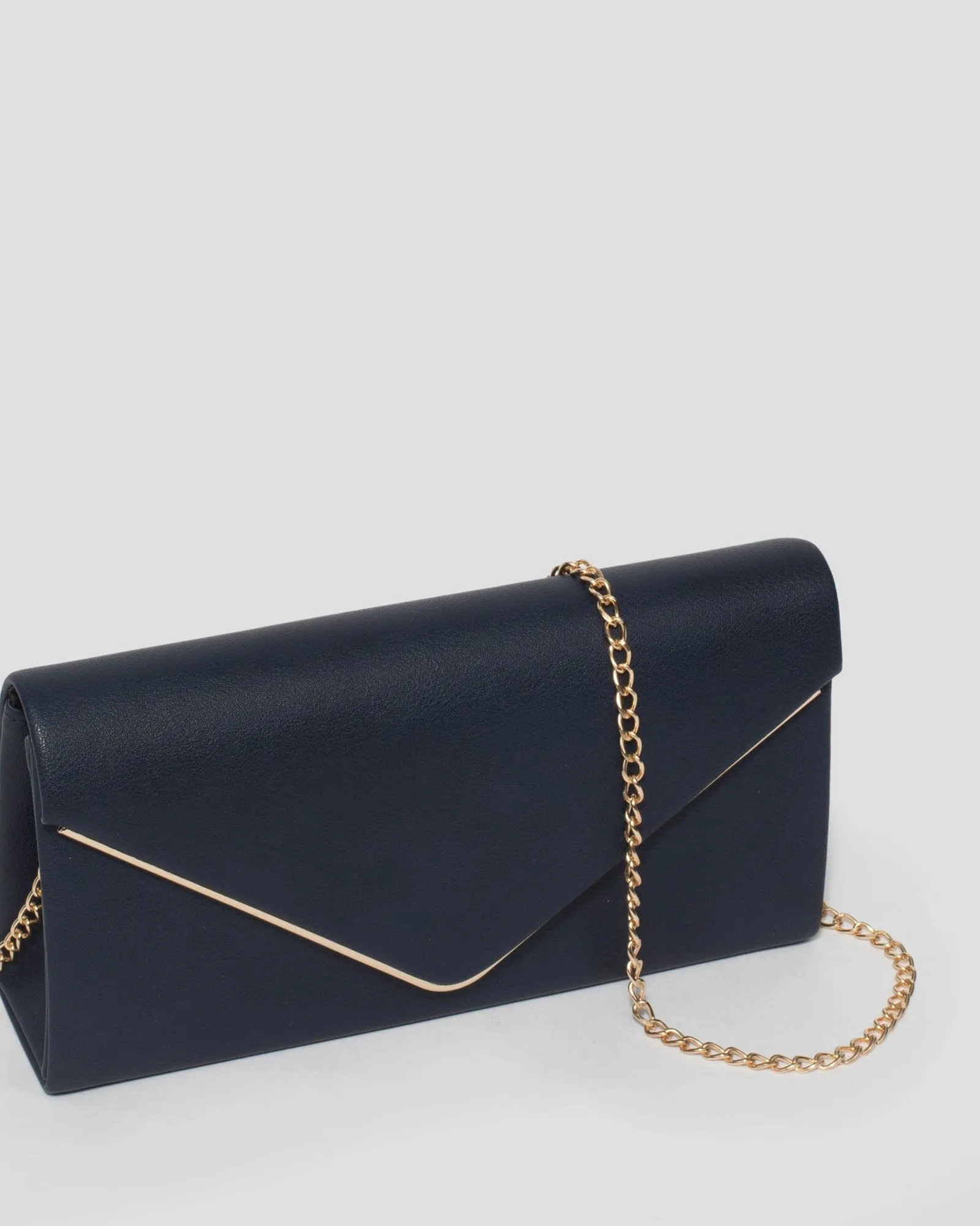 Navy Blue Sammie Clutch Bag