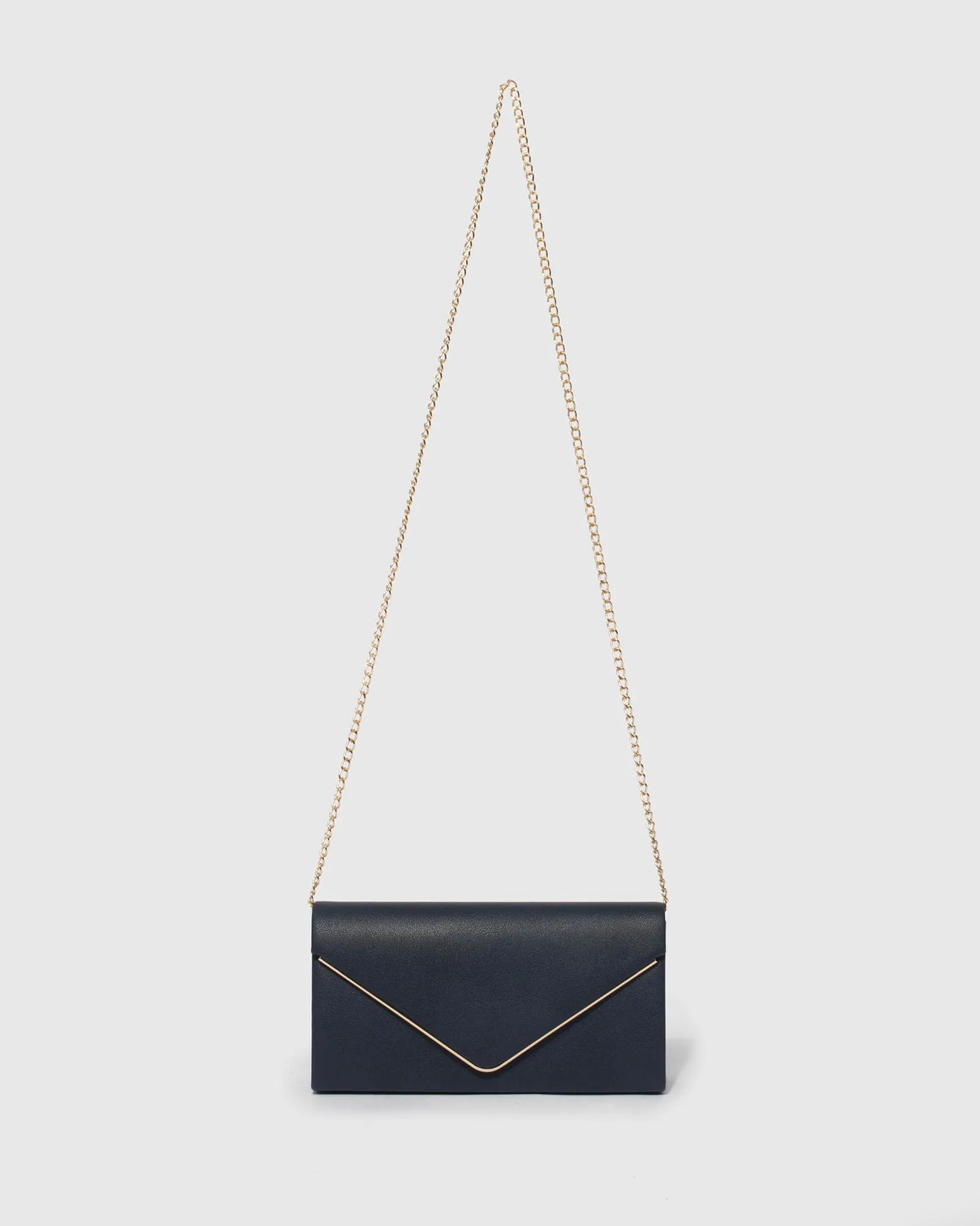 Navy Blue Sammie Clutch Bag