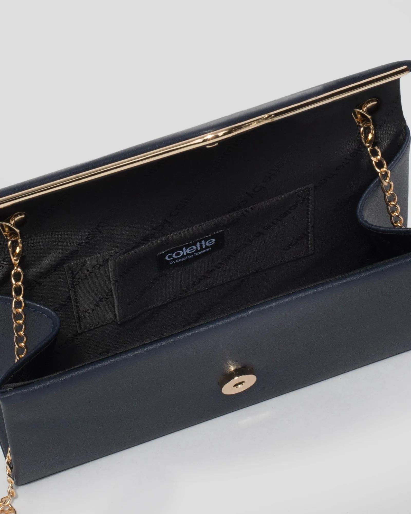 Navy Blue Sammie Clutch Bag