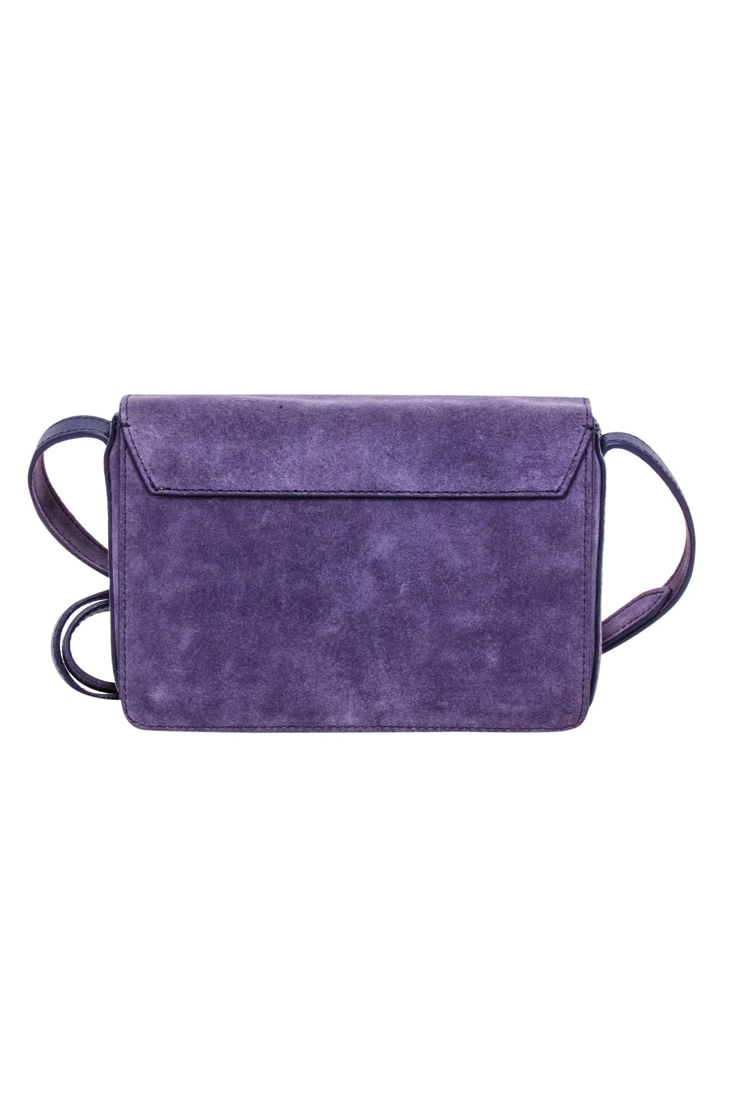 Neely & Chloe - Lavender Suede Crossbody Bag