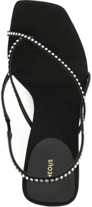 NEOUS Shamali strap-design 65mm sandals Black