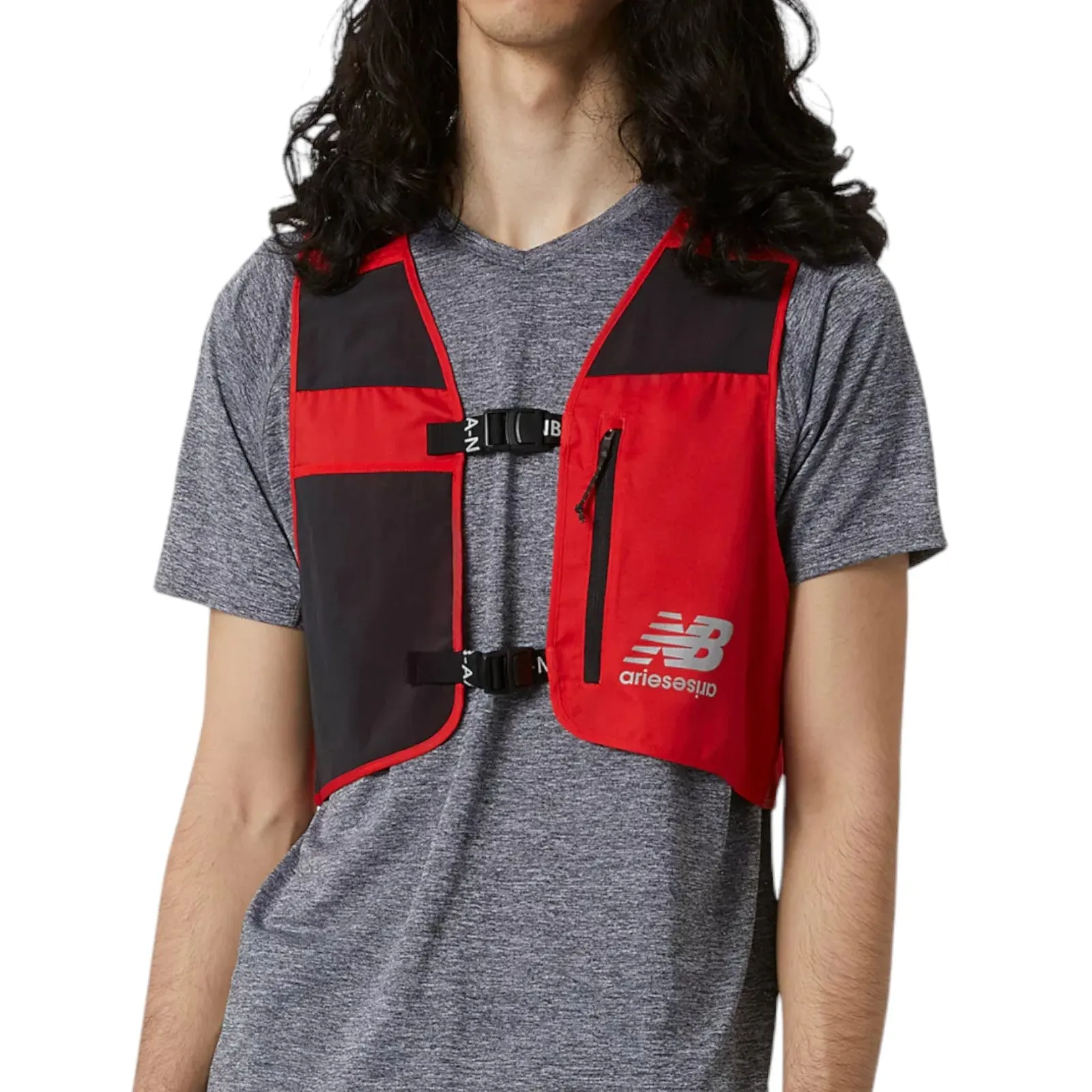 New Balance X Aries Q Speed Commuter Vest - Red