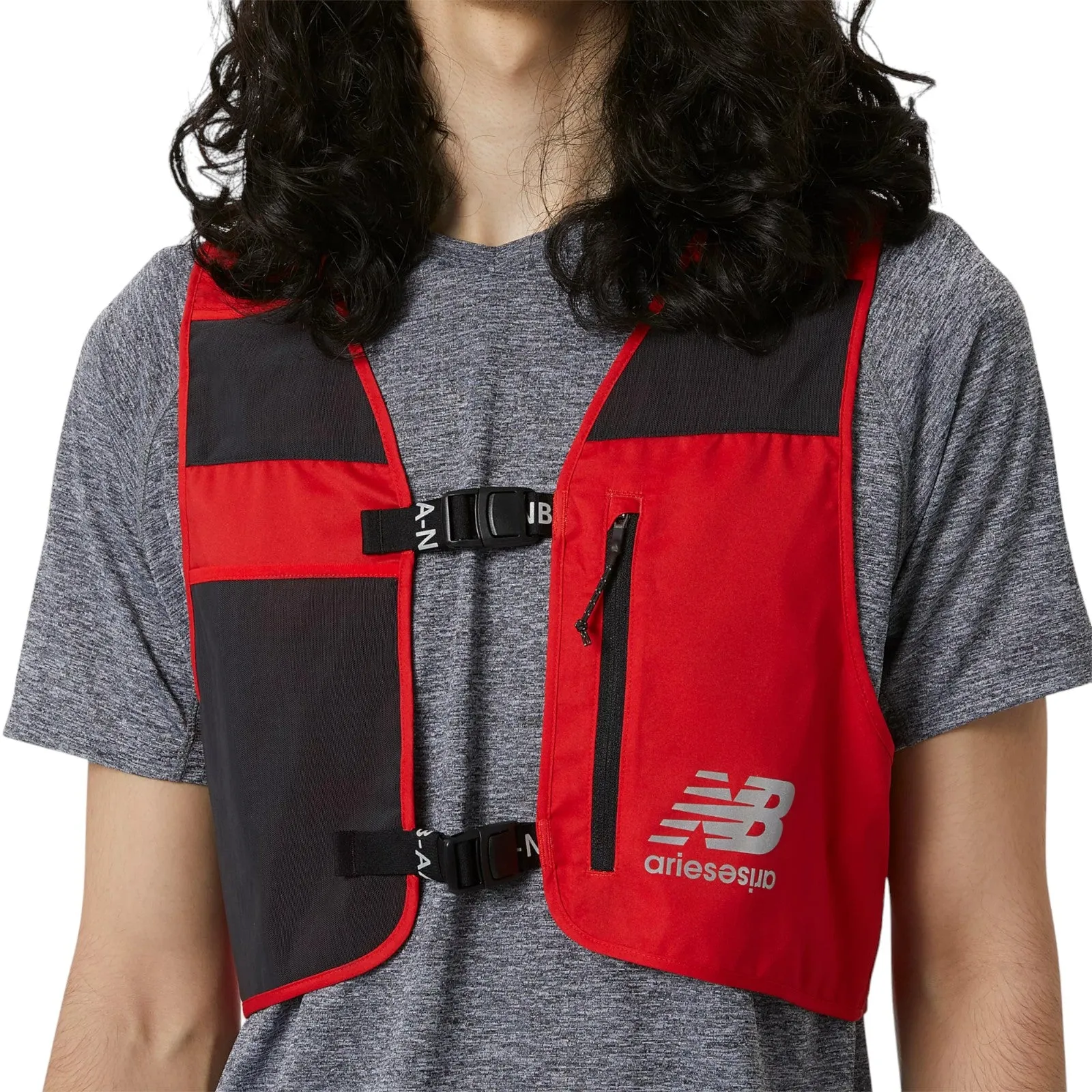 New Balance X Aries Q Speed Commuter Vest - Red