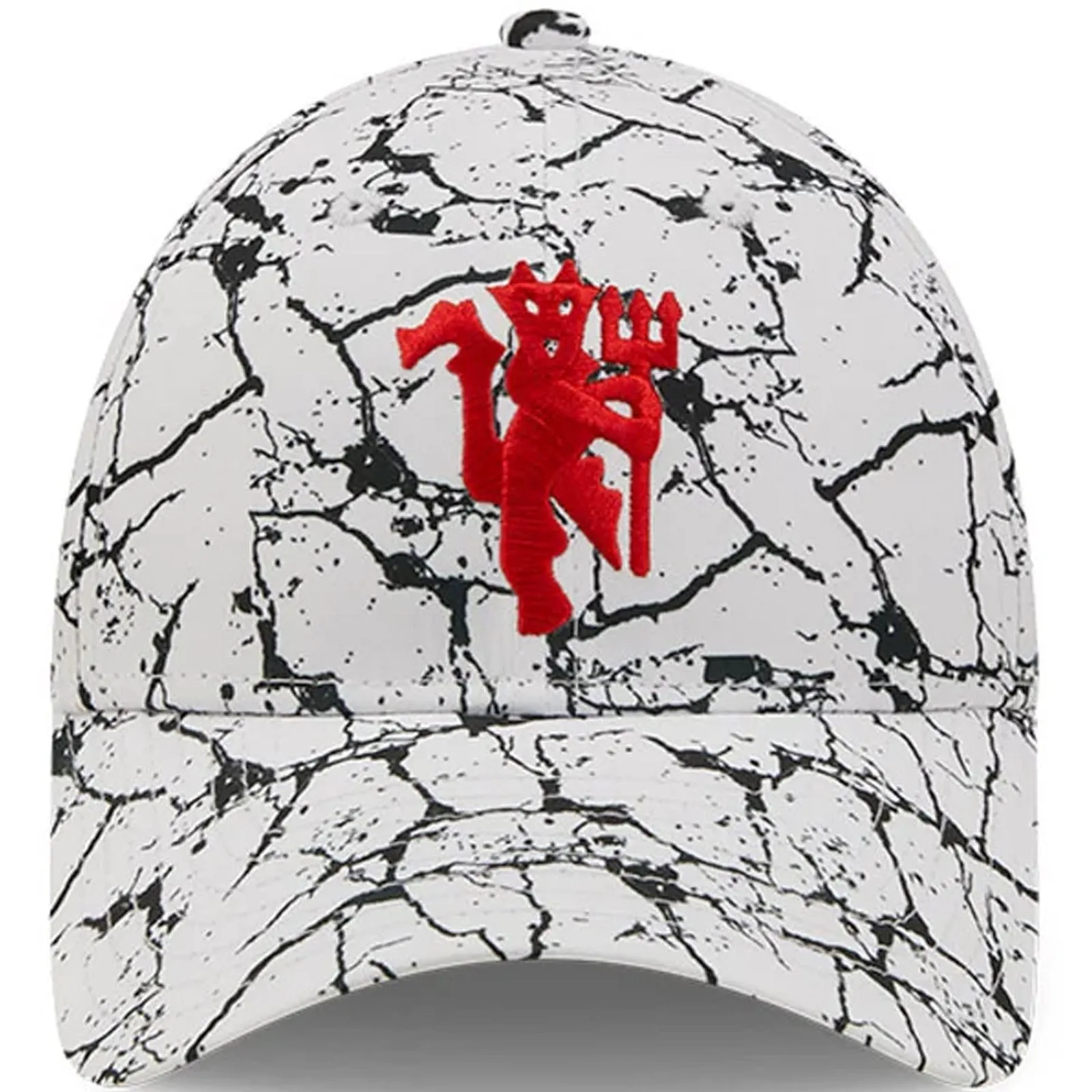 New Era Manchester United Football 9FORTY Marbled Baseball Cap White