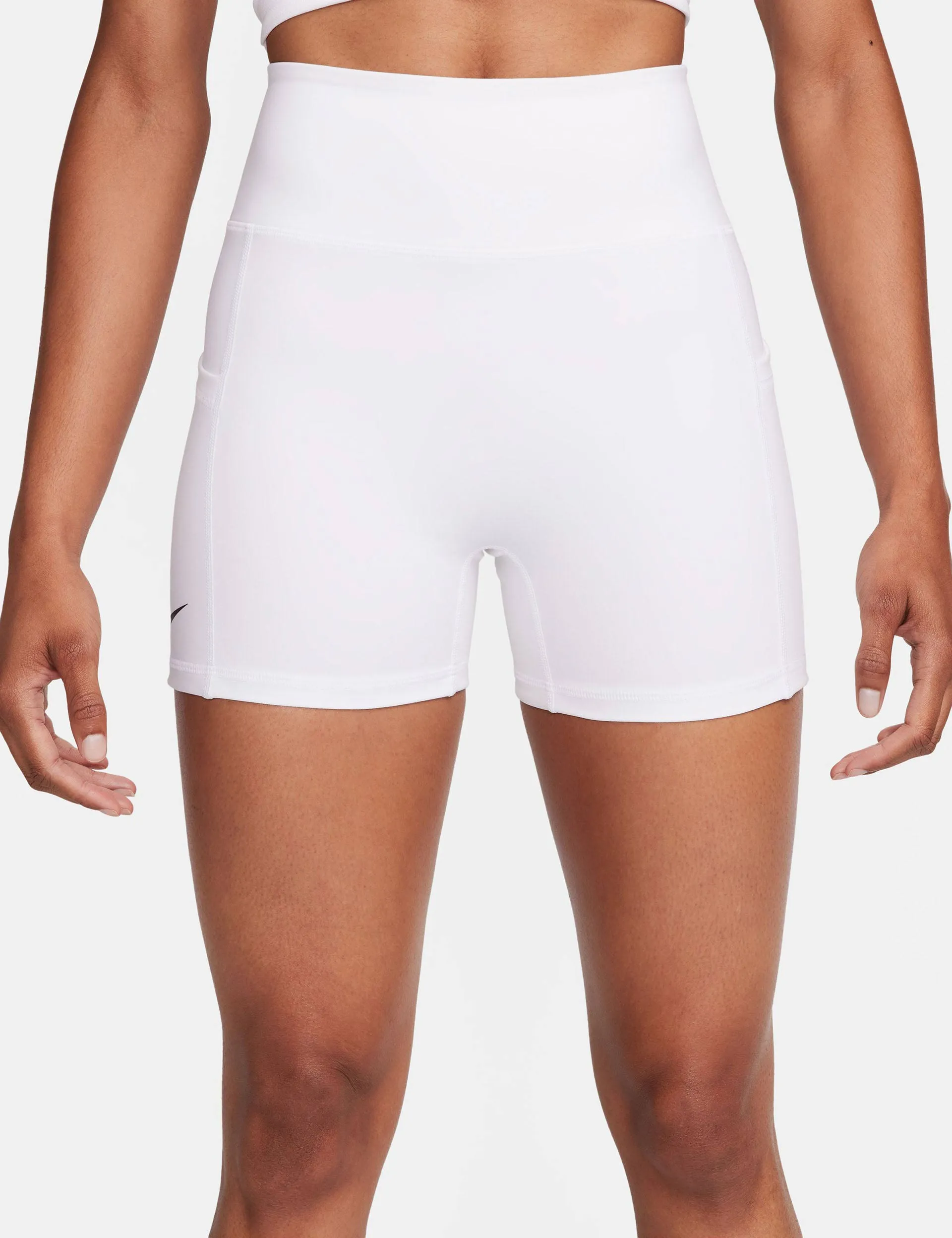 NikeCourt Advantage Dri-FIT Tennis Shorts - White/Black