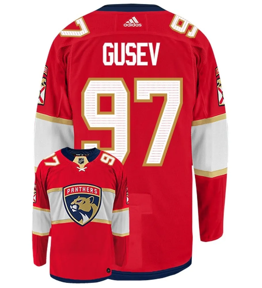 Nikita Gusev Florida Panthers Adidas Authentic Home NHL Hockey Jersey     