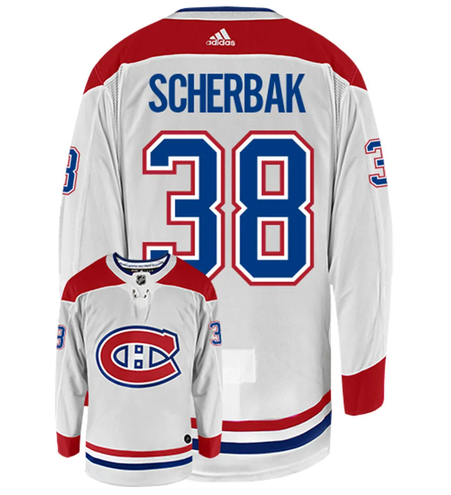 Nikita Scherbak Montreal Canadiens Adidas Authentic Away NHL Hockey Jersey     