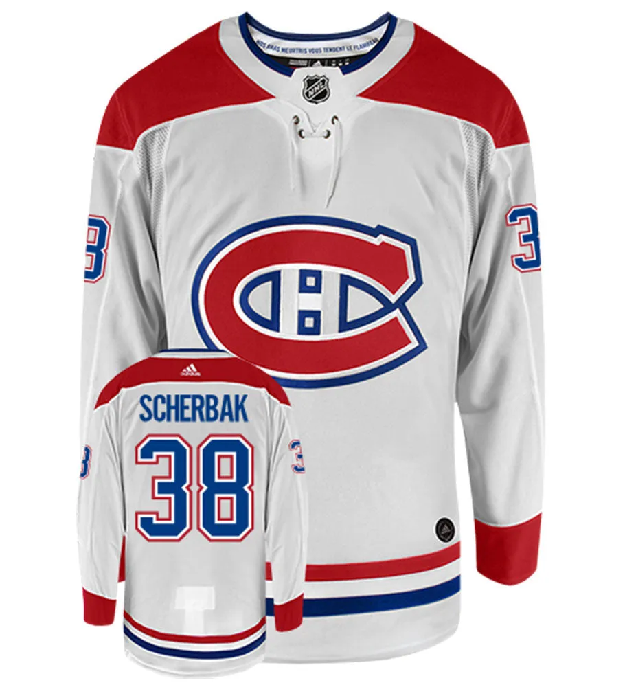 Nikita Scherbak Montreal Canadiens Adidas Authentic Away NHL Hockey Jersey     