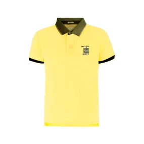 North pole Yellow Men Polo