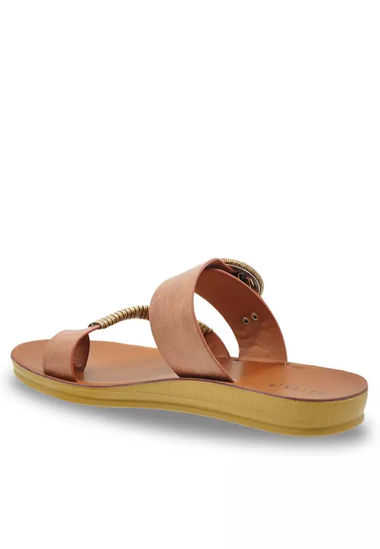 NOVENI Noveni Faux Leather Strap Casual Sandals