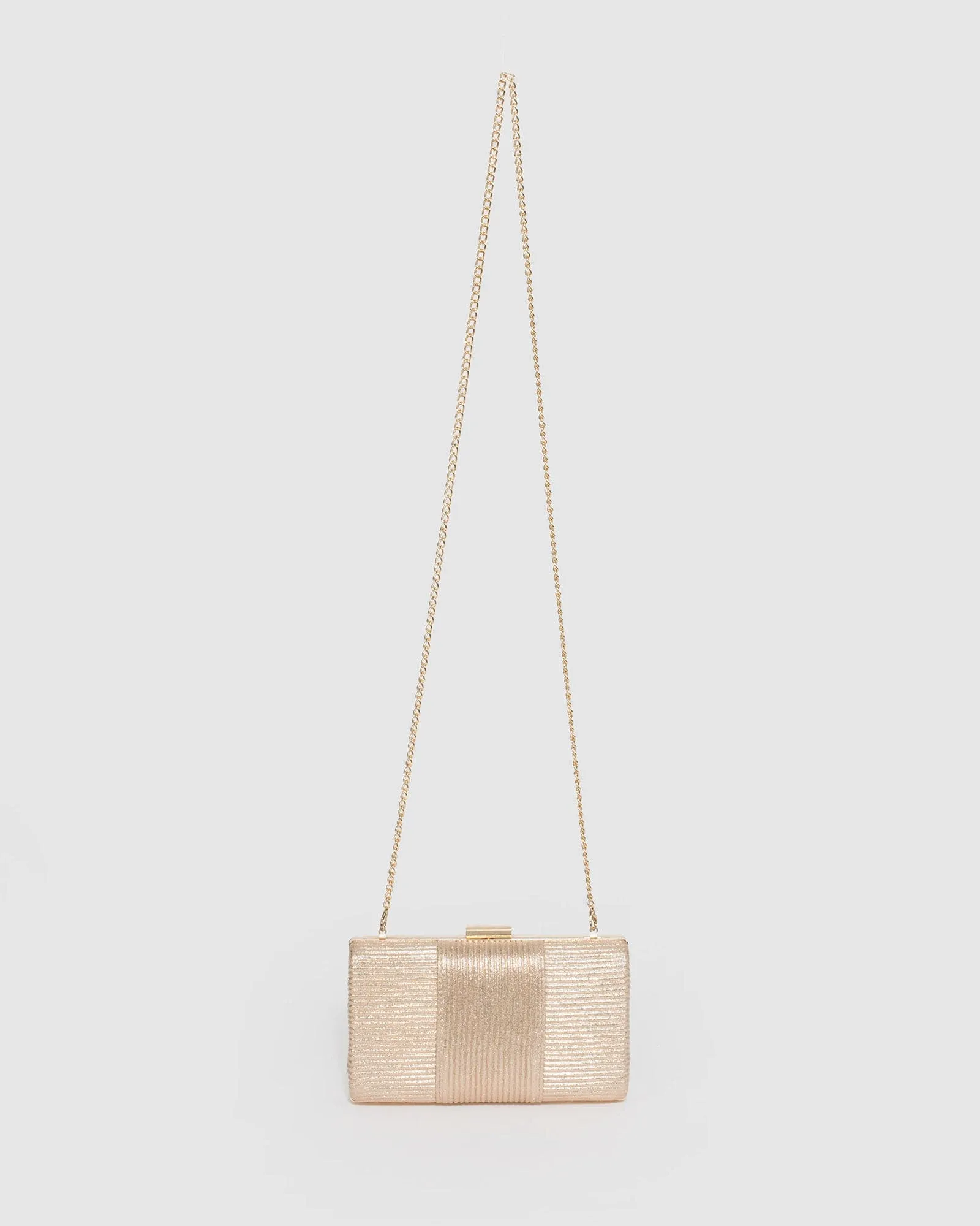 Nude Breona Hardcase Clutch Bag