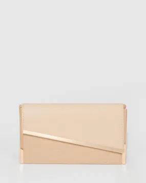 Nude Jessie Clutch Bag