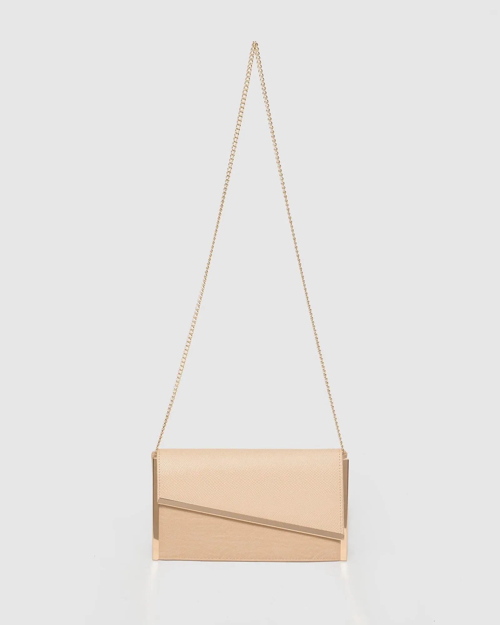 Nude Jessie Clutch Bag