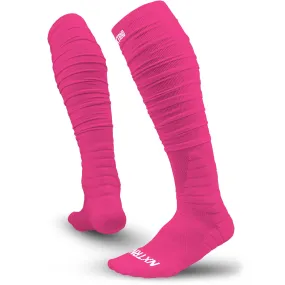 NXTRND XTD Scrunch Football Socks Pink