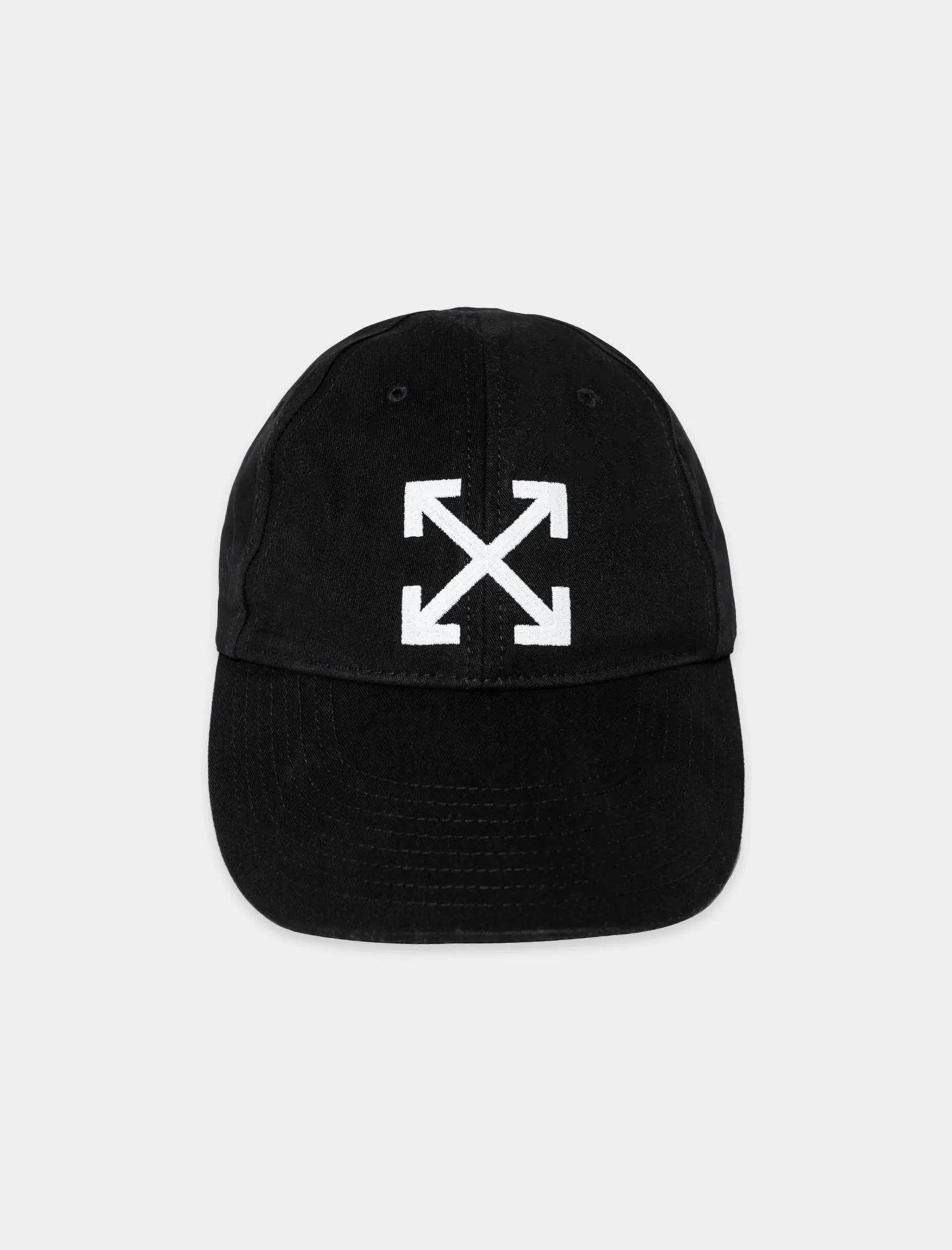 OFF-WHITE ARROW BASEBALL CAP   BLACK