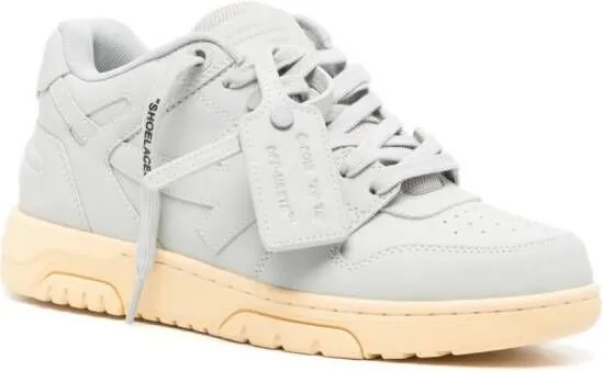 Off-White Out Of Office leather sneakers Grey