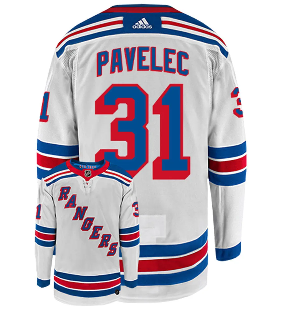 Ondrej Pavelec New York Rangers Adidas Authentic Away NHL Hockey Jersey     