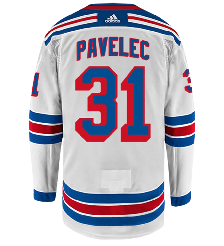 Ondrej Pavelec New York Rangers Adidas Authentic Away NHL Hockey Jersey     