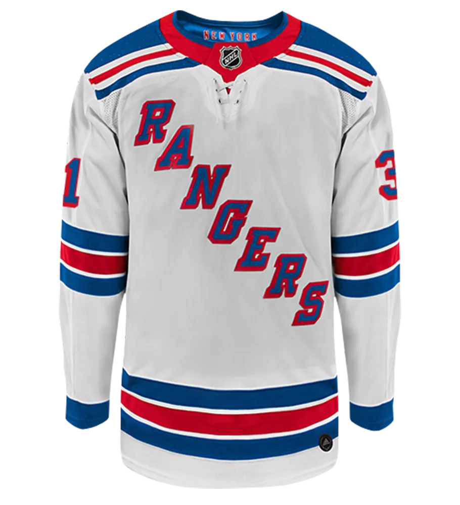 Ondrej Pavelec New York Rangers Adidas Authentic Away NHL Hockey Jersey     