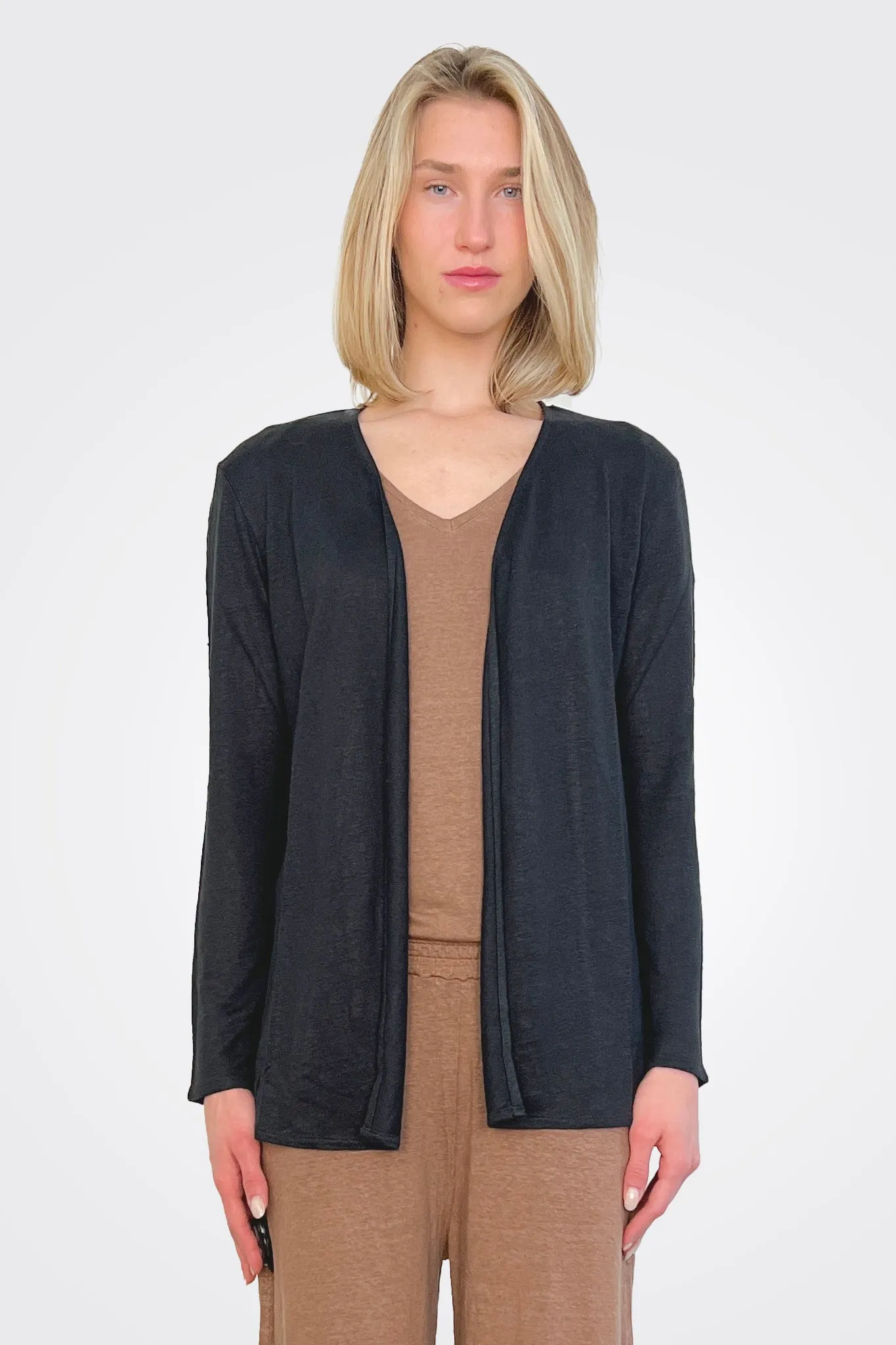 Open Cardigan - Black