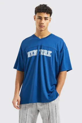 Oversized Airtex Football T-shirt