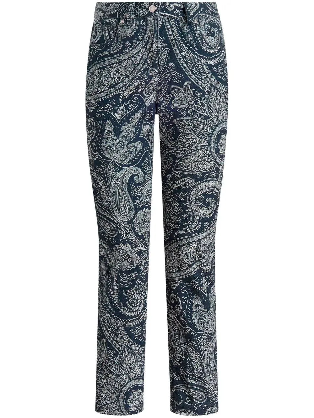 Paisley-print jeans