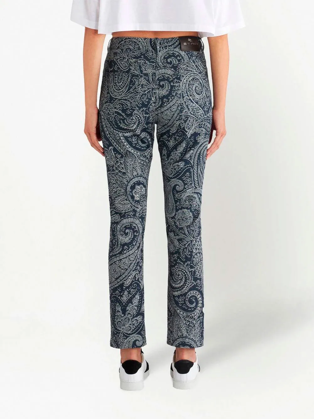 Paisley-print jeans