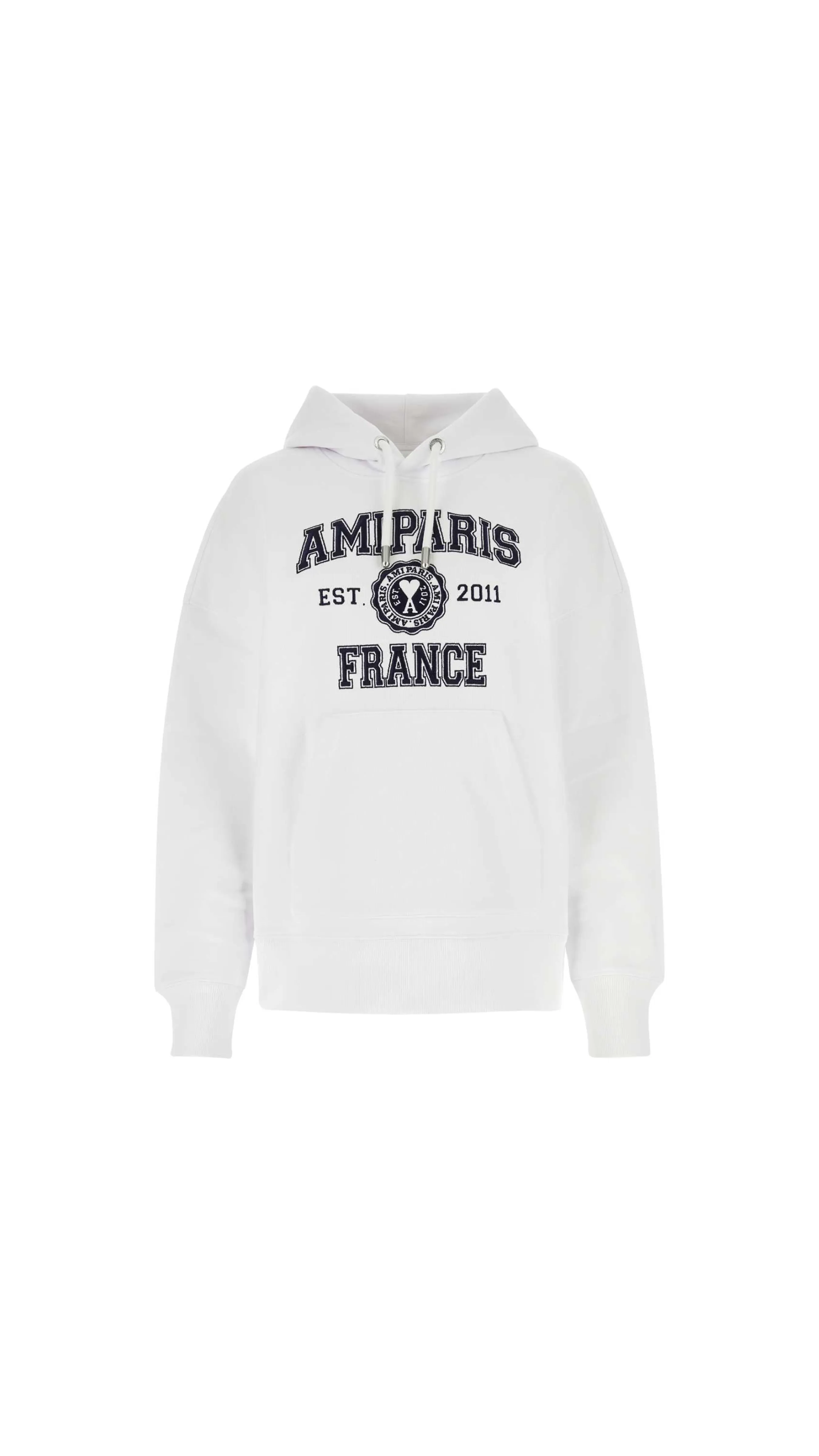 Paris College Hoodie - White