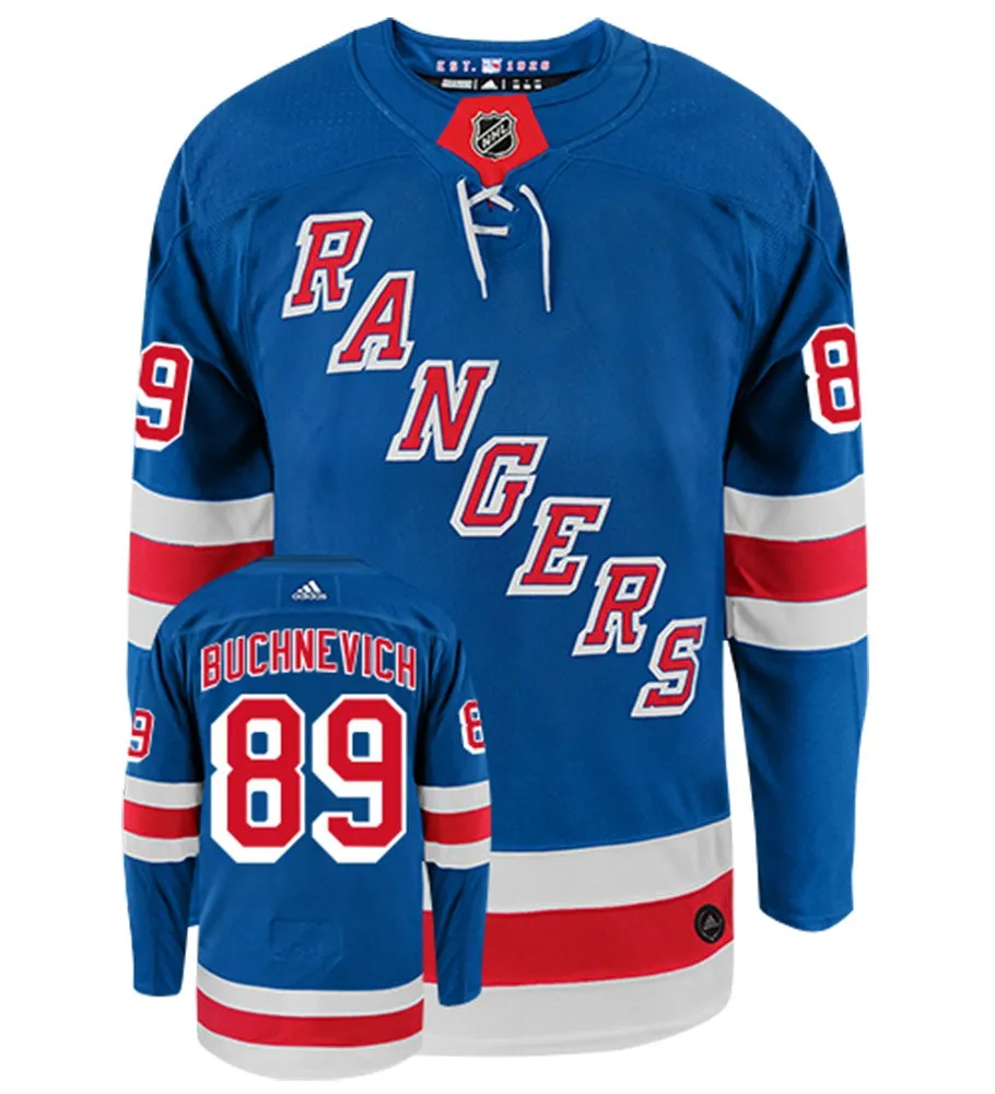 Pavel Buchnevich New York Rangers Adidas Authentic Home NHL Hockey Jersey     