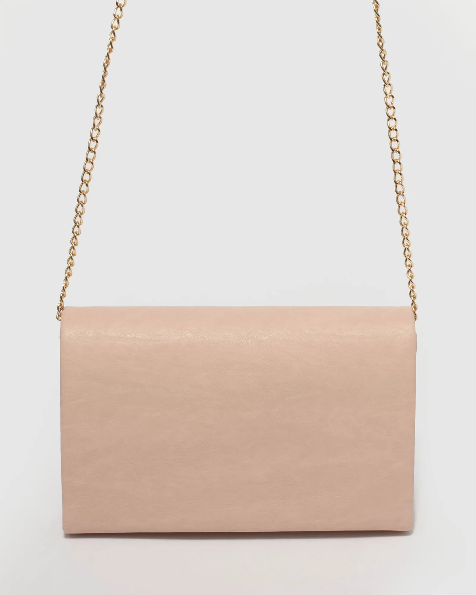 Pink Lila Envelope Clutch Bag