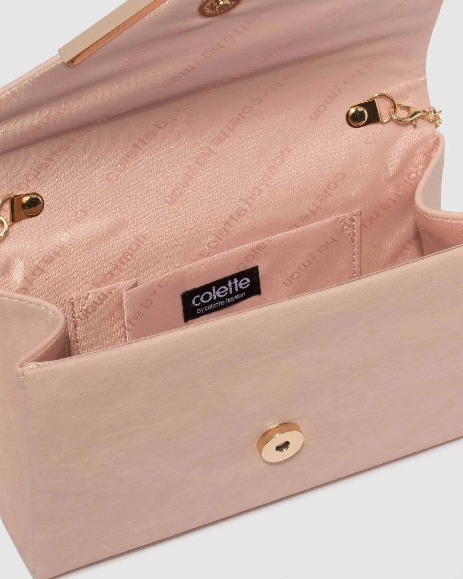 Pink Lila Envelope Clutch Bag