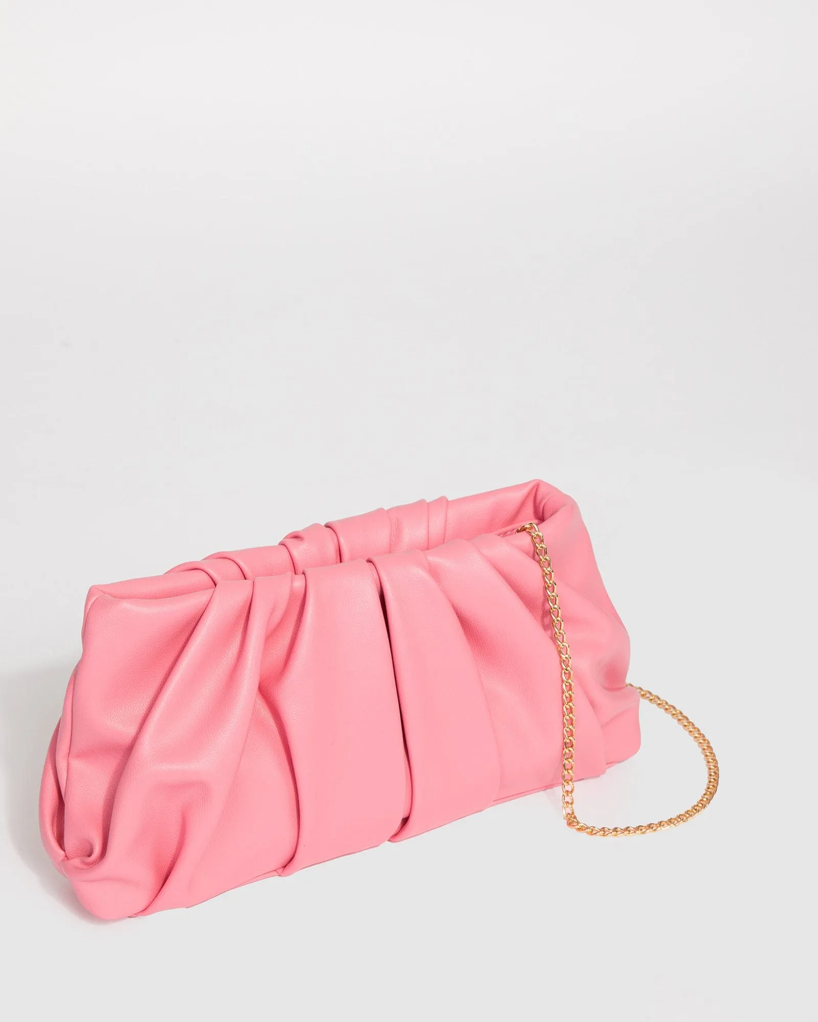 Pink Lucy Pouch Clutch Bag