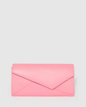 Pink Maribel Clutch Bag