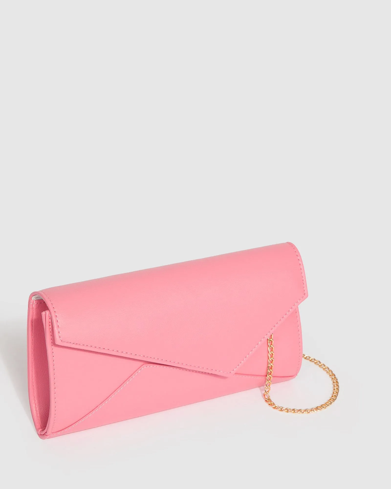 Pink Maribel Clutch Bag