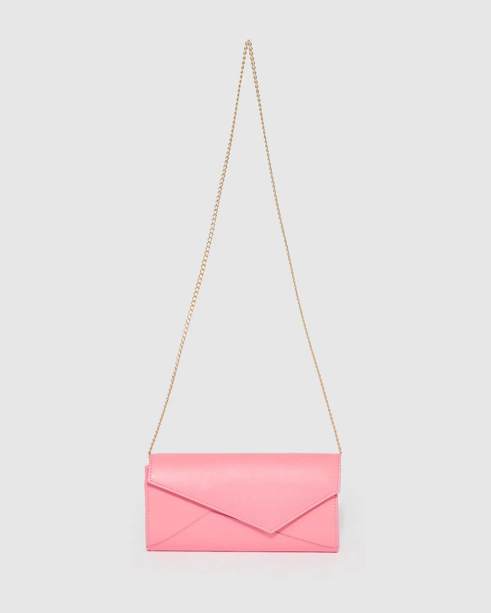 Pink Maribel Clutch Bag