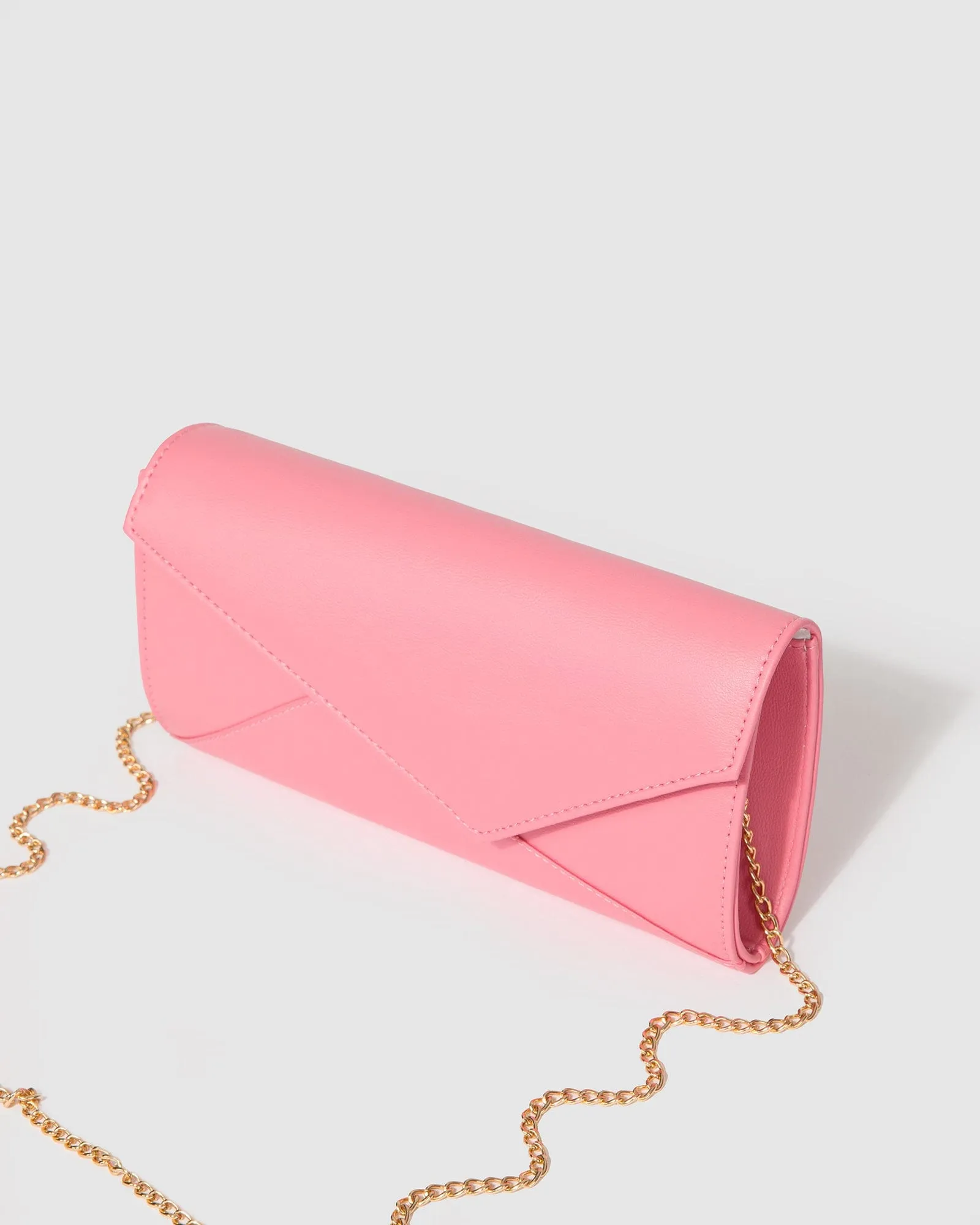 Pink Maribel Clutch Bag