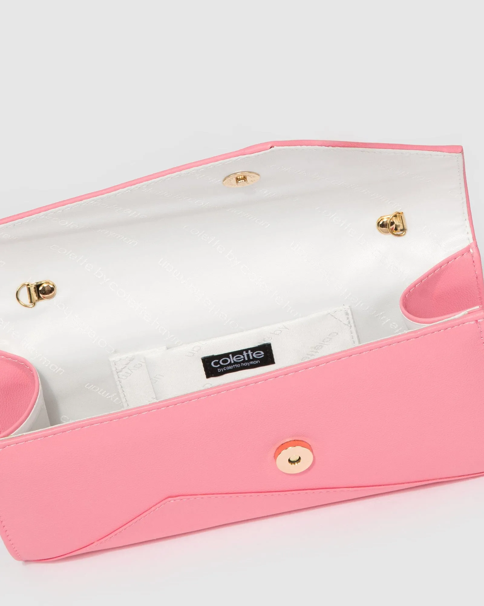 Pink Maribel Clutch Bag