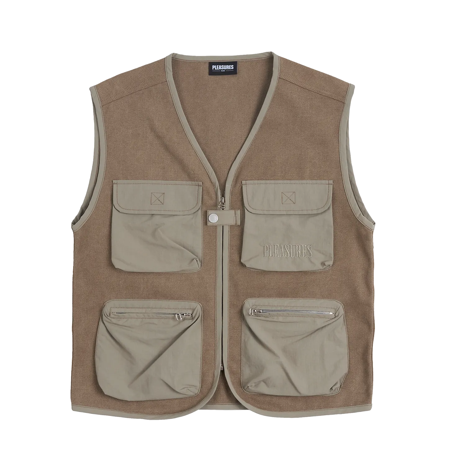 Pleasures Beagle Hunting Vest 'Khaki'