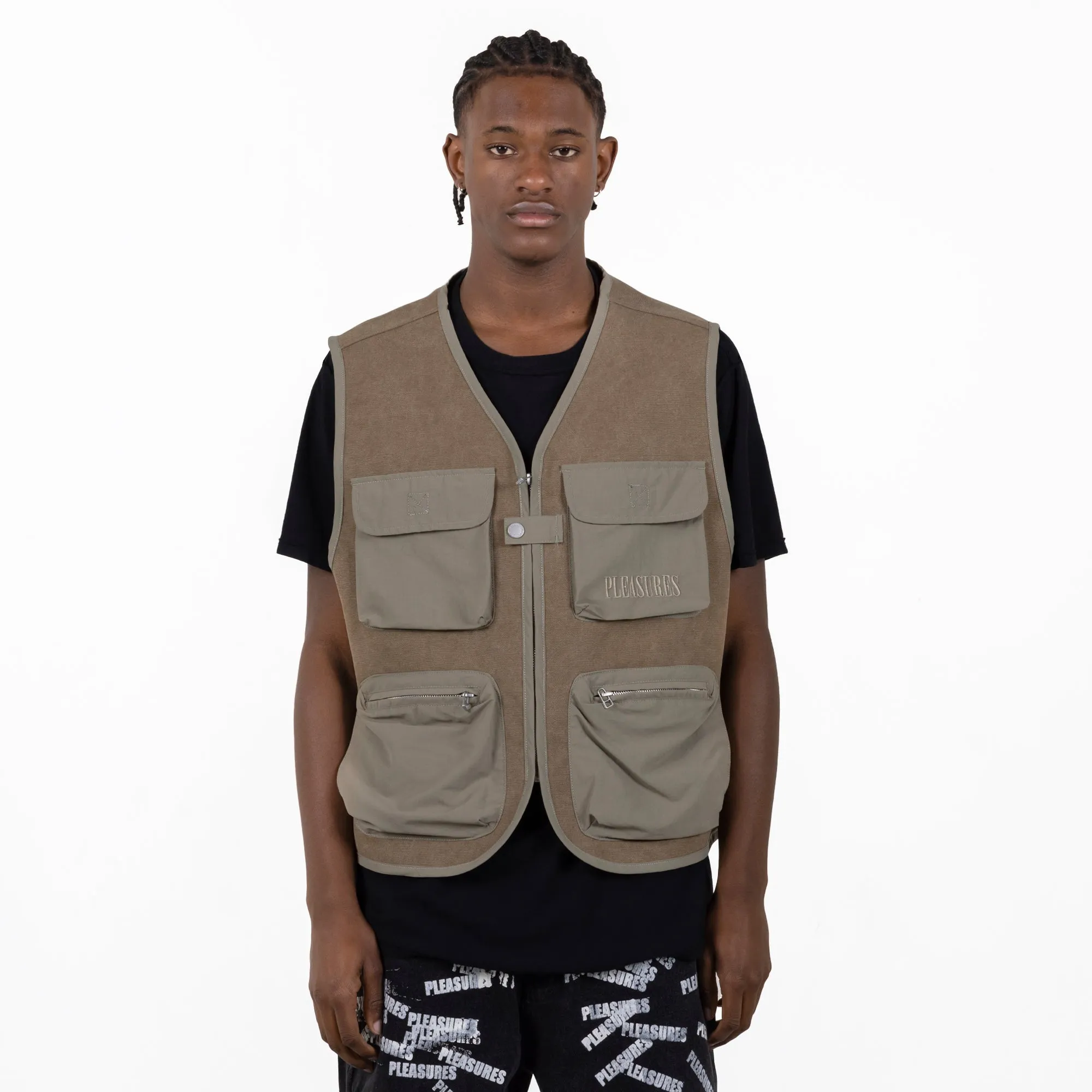 Pleasures Beagle Hunting Vest 'Khaki'