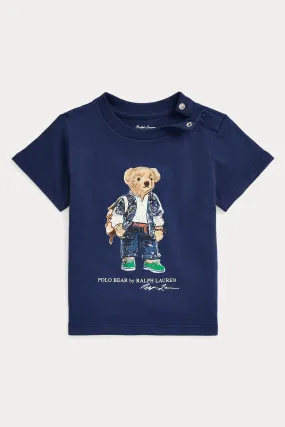 Polo Ralph Lauren Kids 9-24 Aylk Erkek Bebek Polo Bear T-shirt